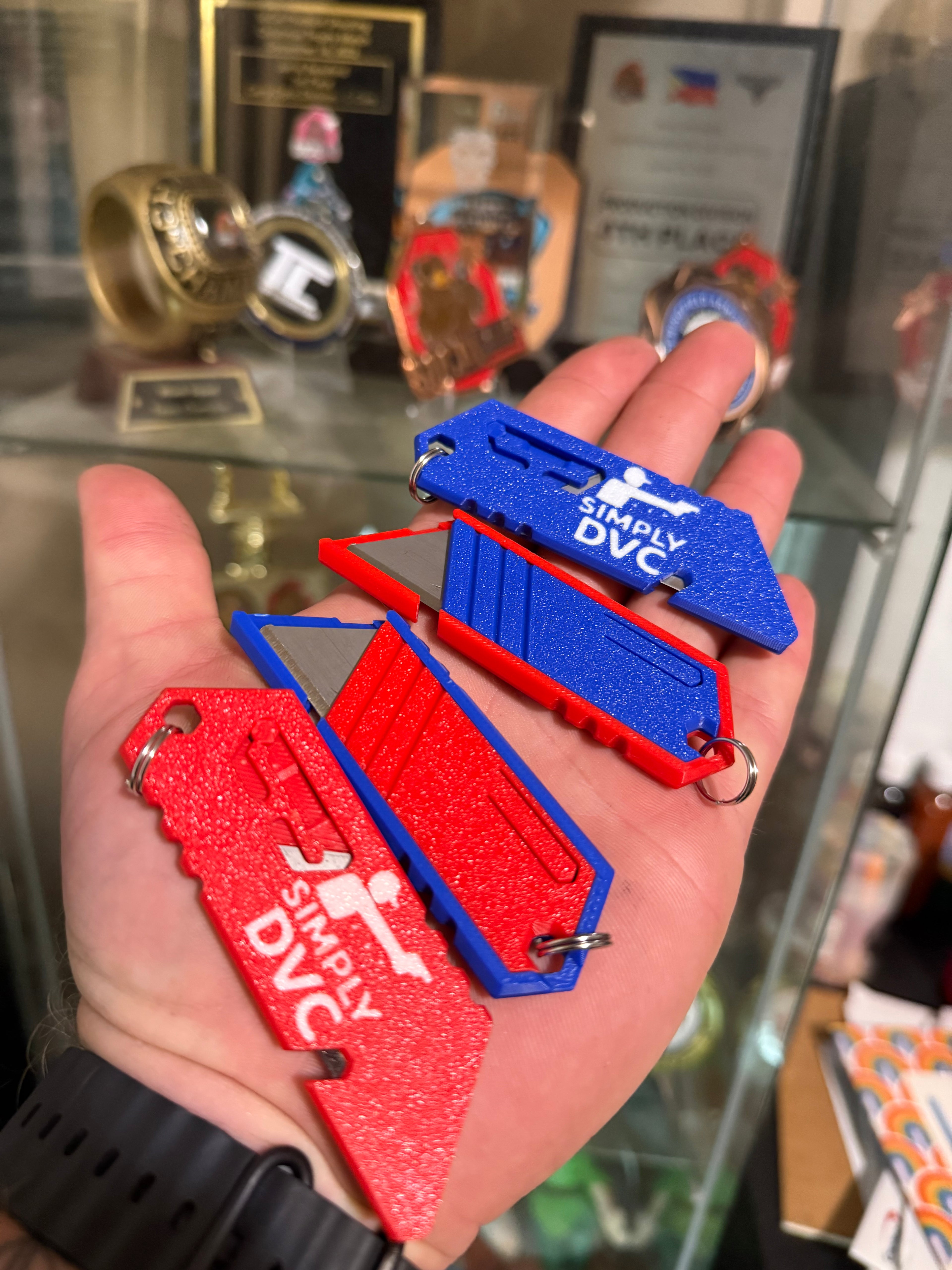 Box Cutter Keychain