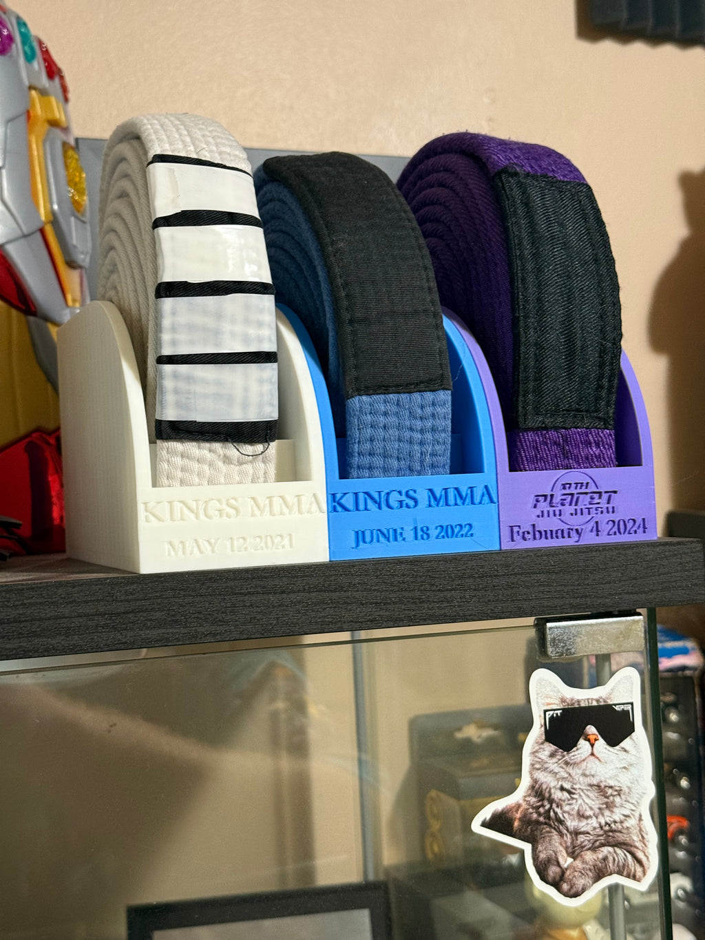 Custom Jiujitsu Belt Displays