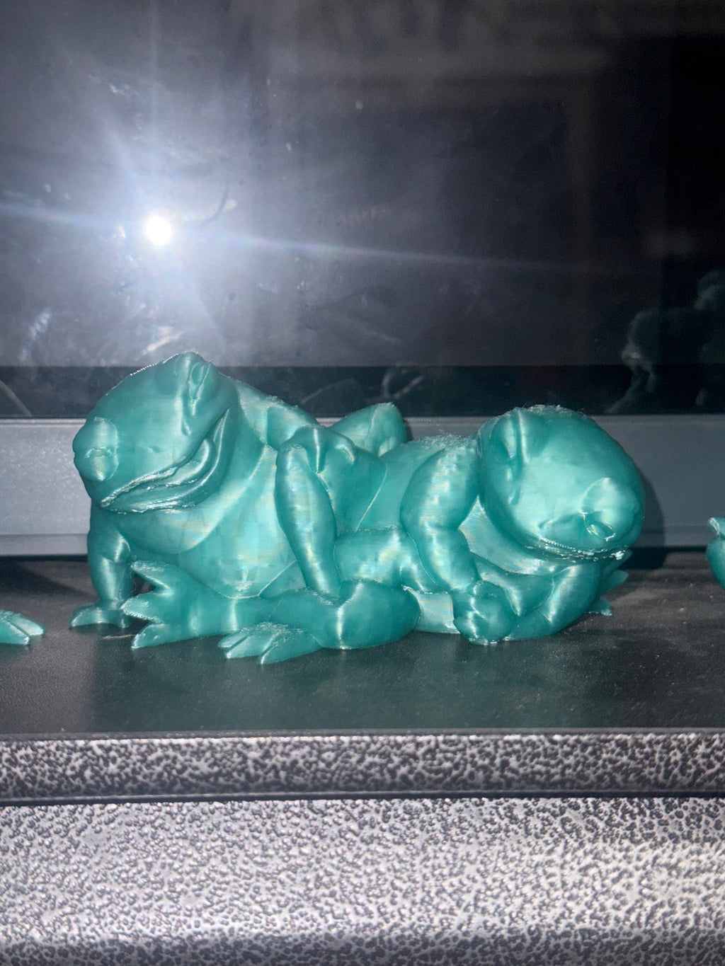 Golden Kaeru Jiujitsu Frog figurines